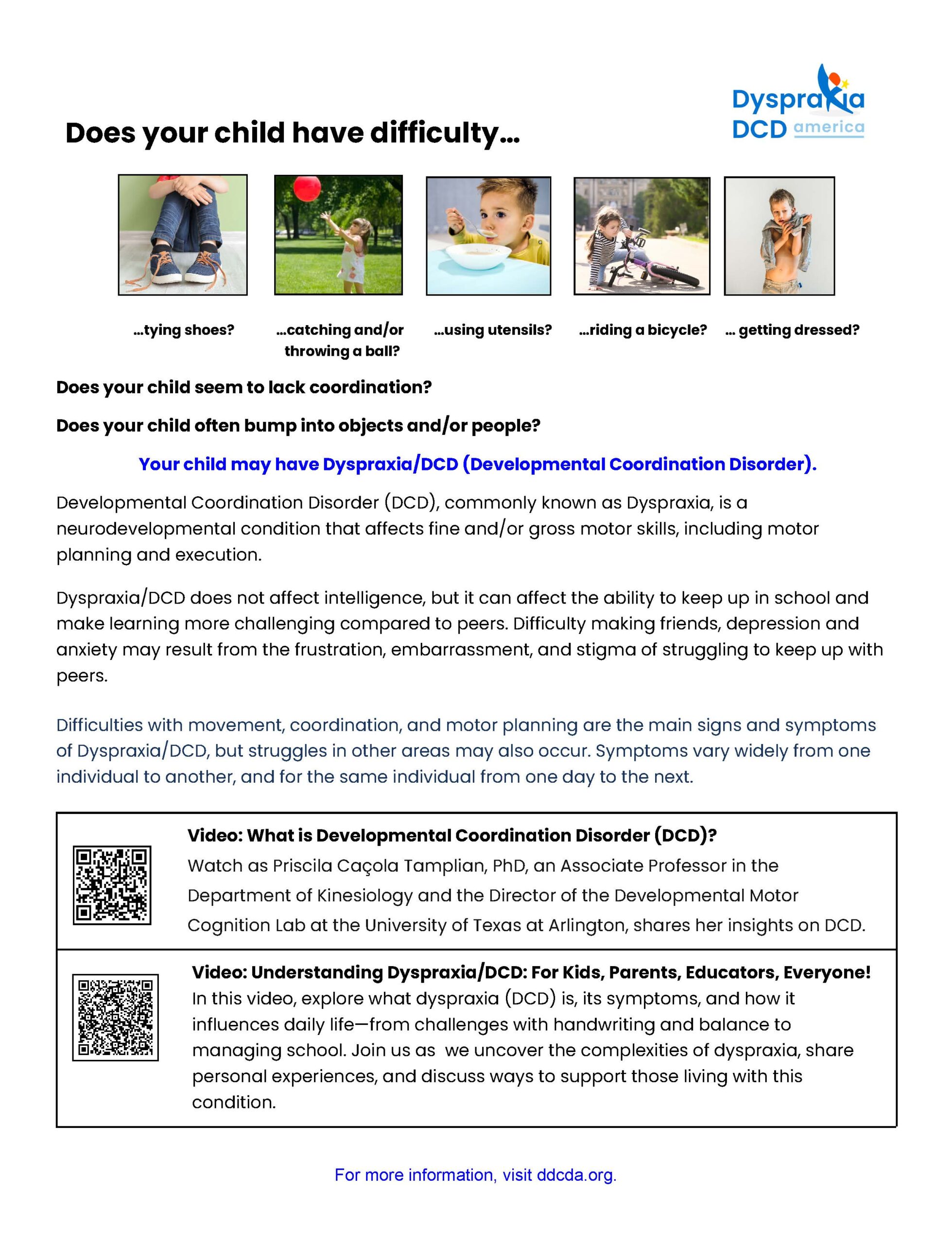 Resource Sheet for HCPs to Share with Parents and Caregivers